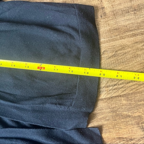 Talbots Black Cropped Open Cardigan New - Picture 5 of 6